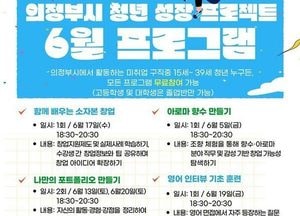 의정부시, 청년 성장을 위한 맞춤형 프로그램 운영