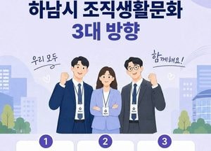 하남시, 자율 실천 중심 조직생활문화 확산 나선다
