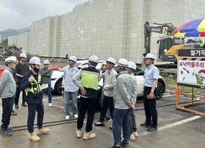 과천시, 대규모 해체공사장 안전사고 막는다…현장 안전점검 실시