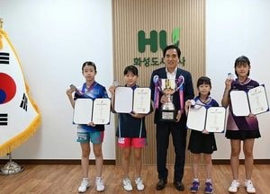 화성도시공사 탁구단, 경기도 대표팀 주축으로 전국소년체육대회 준우승 견인