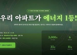 경기도, 에너지 절감 실천 우수 아파트 6개 단지에 3천만원