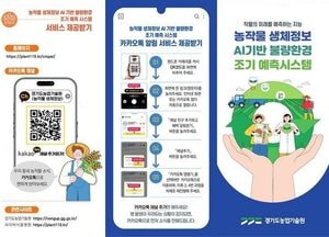 경기도, 병해충 미리 알려주는 AI 농작물 위험 예측 서비스 25일 개시