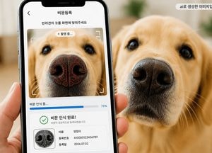 반려견 ‘코 지문’ 으로 등록 시범 추진