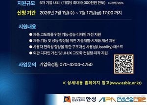 안성산업진흥원, 관내 기업 제품 경쟁력 강화 위한 ‘제품고도화 지원사업’ 참여기업 모집