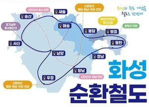화성시 전역 잇는 ‘순환철도’ 만든다..  내년 초 타당성 용역 착수