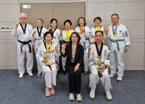 영종구 운서1동 국기태권도 팀, 전국 실버태권도 한마당서 ‘쾌거’