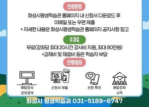 원하는 시간·장소로 찾아가는 평생학습 강좌 열린다