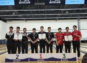 광주시청 볼링팀, 전국 실업볼링대회서 3인조 우승 등 우수한 성적 거둬