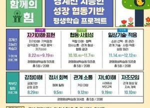광명시, 경계선 지능인 맞춤형 평생학습 프로그램 운영