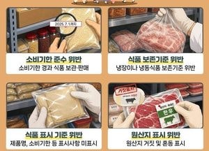 경기도 특사경, 추석 성수식품 온라인 판매업소 불법행위 집중 단속