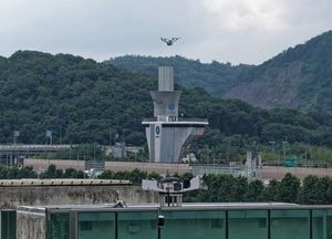 안양천 AI 드론으로 폭염 속 온열 질환 예방 계도