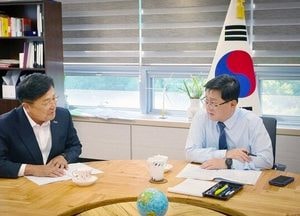 박관열 광주시장, 김성환 환경부 장관 만나 지역 현안 지원 요청