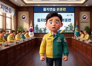 을지연습 현장에 나타난 ‘색깔 정치’… 민방위복 촌극 끝내야