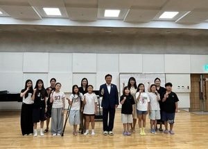 신동화 구리시장, 시립소년소녀합창단 찾아 현장 소통