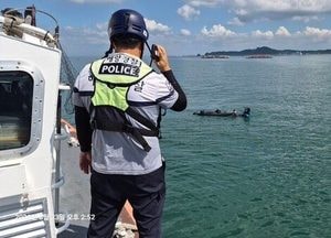평택해경, 당진 앞바다 해상표류자 순찰 중 발견 신속 구조