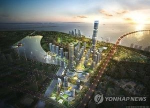 송도국제도시 랜드마크 타워 높이 대폭 낮춰진다