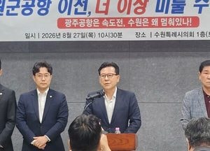 9년째 제자리걸름만 하고 있는 수원 군공항 이전 문제