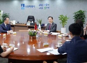 중국 항저우시 대표단, 수원시 방문
