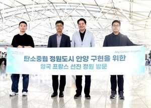 최대호 안양시장 인공지능포럼 기조연설·선진 정원 벤치마킹차 유럽 출국