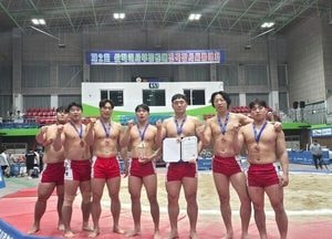 광주시청 씨름팀, 전국장사씨름대회서 개인전 우승 및 단체전 3위 달성
