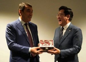 박찬대 인천시장, 우즈벡 페르가나주지사 면담