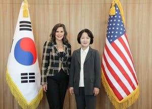 추미애 지사, 미시간 주지사 만나 “미래차 글로벌 동맹으로 함께 도약하자”
