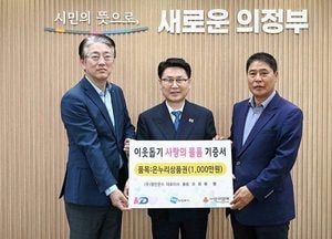 평안운수, 의정부시 이웃돕기 온누리상품권 1천만원 기탁