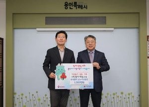 용인 기업·단체 5곳, 1억 2642만원 상당 성품 시에 기탁