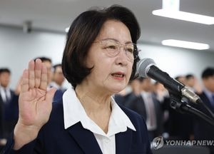 추미애, 김지용 중수청장 인선 묻는 野에 "국감장서 답변 적절치 않아" 일축