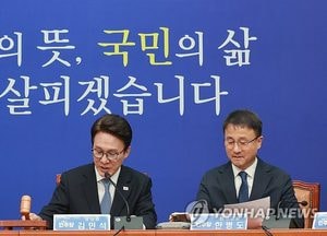 김민석, '강훈식 서울시장 후보론'에 "가능성·미래 열려있다"