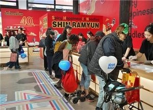 농심, 뉴욕 'KOOM 위크' 참가…신라면 40주년 소개