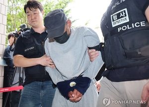 구속심사 출석한 인천 흉기난동범 "죽을 죄 지었습니다"