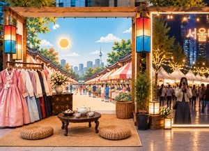 서울 청계광장서 '낮에는 전통시장…밤에는 야장'
