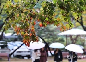 수요일 오전까지 가을비…낮 최고 15~22도 '쌀쌀'