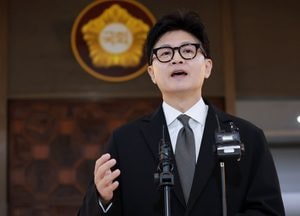 한동훈, '오세훈 연대'에 "李정권 폭주저지 명분 같다면 같이"